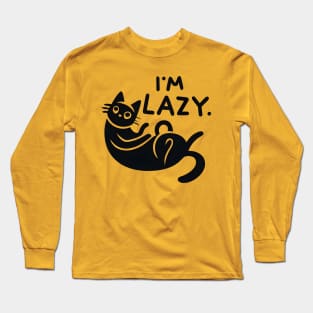 Lazy cat Long Sleeve T-Shirt